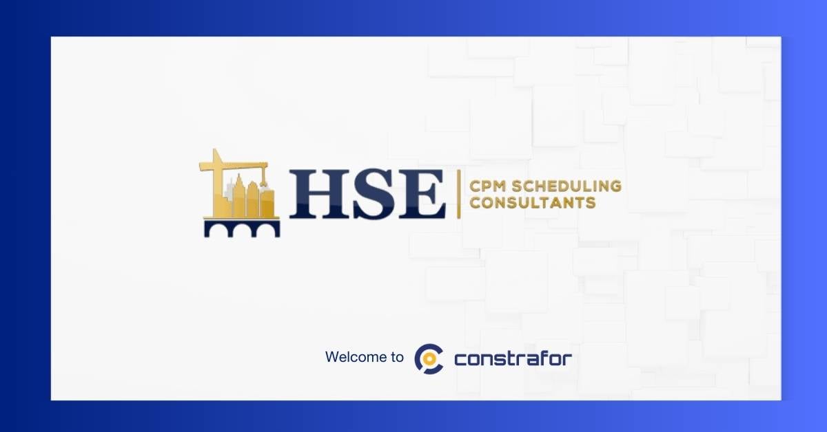 Constrafor welcomes HSE CPM Scheduling Consultants